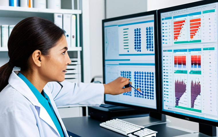 예방의학 분야 자격증 취득 가이드 - **A data analysis scene:** A fully clothed epidemiologist working on a computer in a modern office, ... 예방의학 분야 자격증 취득 가이드 - **A data analysis scene:** A fully clothed epidemiologist working on a computer in a modern office, ...