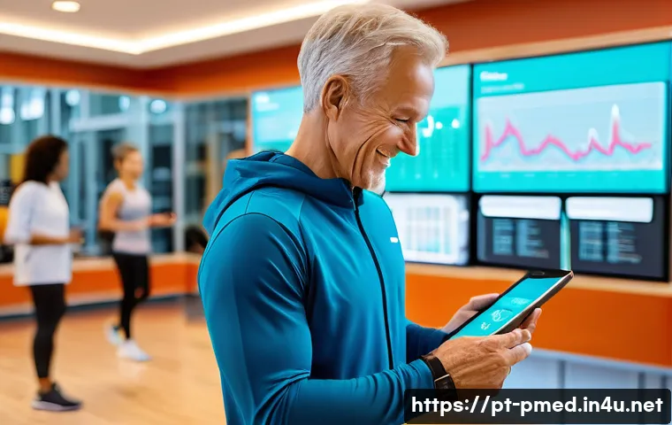 예방의학 컨설팅 사례와 피드백 - **Prompt 1: The Future of Preventive Health with Technology**
"A diverse group of healthy indivi...